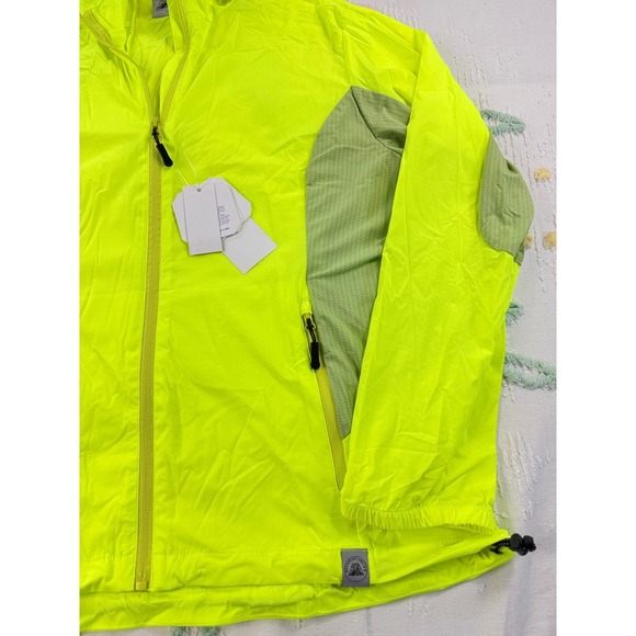 MAPAMYUMCO Yellow Green Ultra Light Quick Dry Hooded Jacket XL - Picture 6 of 12